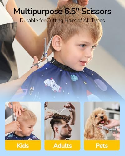 ULG Hair Cutting Scissors Kit for Kids - Image 4