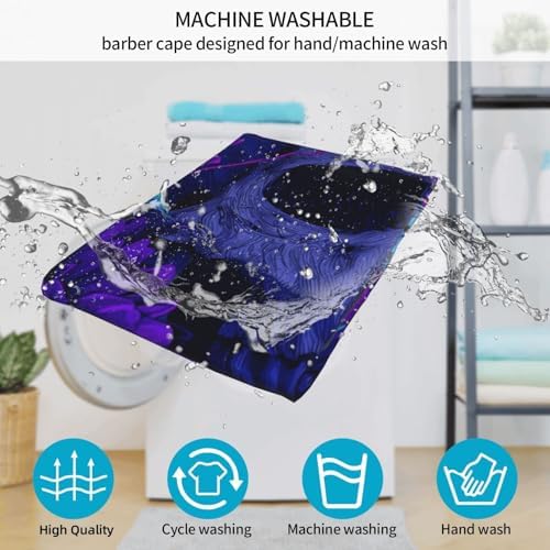 Skull Vintage Hair Cutting Barber Cape Hair Salon and Dyeing Styling Cloth for Women/Men - Image 7