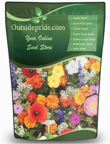 Outsidepride Deer Proof Wildflower Seed Mix - 5 lbs. Colorful Blend of Easy to Grow, Drought-Tolerant Annual & Perennial Wildflower Seeds for a Deer-Free,Vibrant Meadow & Pollinator-Friendly Garden by Outsidepride