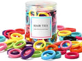 100 Pcs Baby Hair Ties, Cotton Ponytail Holders, No Damage Elastics by Omszte