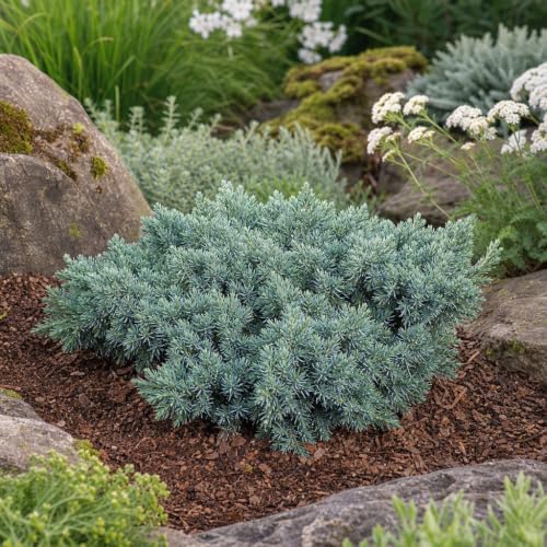 Blue Star Juniper - 20 Live Plants - Juniperus Squamata - Low Maintenance Evergreen Groundcover - Image 4