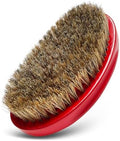 Soft Wave Brush for Men 360 - LexRory Curved Boar Brushes for Wavy Hair by MANSHION