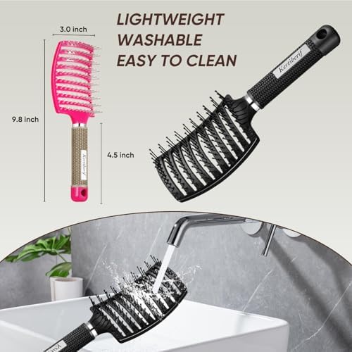 Hair Brush for Wet & Dry Hair, Detangler Brush for Women & Men - Image 6