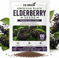 Black Elderberry Seeds for Planting Native Shrub 100 Premium Seeds by CZGrain
