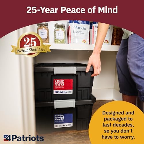 4Patriots 3-Month Survival Food Kit: Emergency Food Supply Designed to Last 25 Years, 688 Servings - Image 5