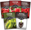 Sweet Pepper Seeds Variety Pack for Planting by SurvivalGardenSeeds