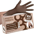 FRAMAR Brown Nitrile Gloves Small, Latex Free Disposable Gloves Small 100 by FRAMAR