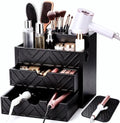 SiliFine Hair Tool Organizer with Heat Resistant Silicone Mat, Black by SiliFine