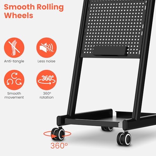 TASALON Pegboard Multifunctional Rolling Storage Trolley Cart - Image 6