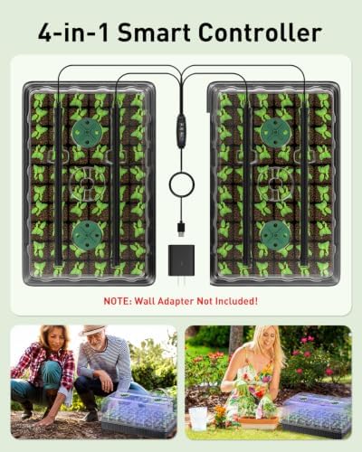 Pawfly 2 Pack Seed Starter Kit, 120 Cells, Seed Starter Trays - Image 7