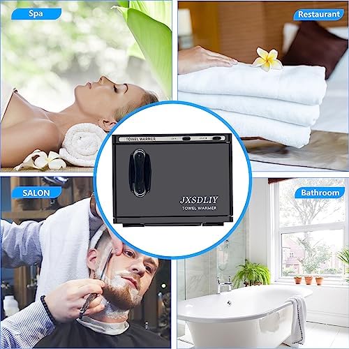 Towel Warmer, 2-in-1 Professional Hot Towel Heater Cabinet for Spa Salon Home Bathroom, 8L, Black - Image 5
