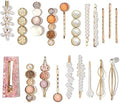 Mehayi 20 PCS Pearls Hair Clips Fashion Korean Style Acrylic ResinHairpins / Barrettes for Women and Ladies Girls Headwear Styling Tools Hair Accessories Bobby Pins by Mehayi