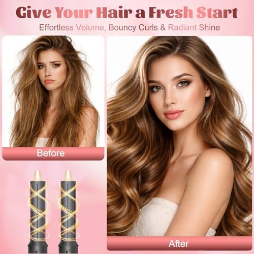 5-in-1 Hair Dryer Curler, Air Auto-Wrap Hair Styler for Home &Travel - Image 5