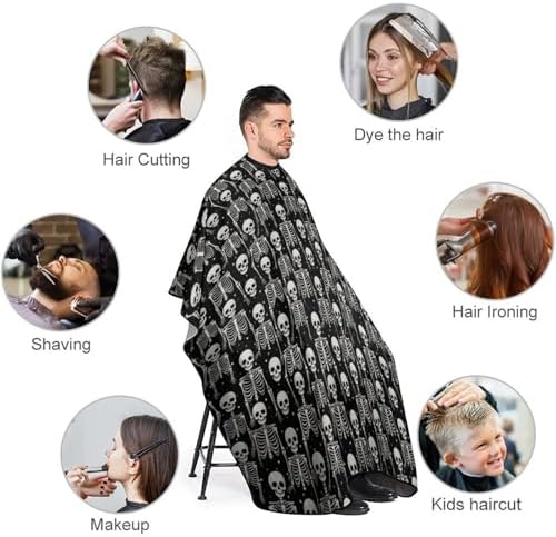 Women Barber Hairdressing Cape Adjustable Salon Cape Apron for Makeup Artist Beautician - Image 3