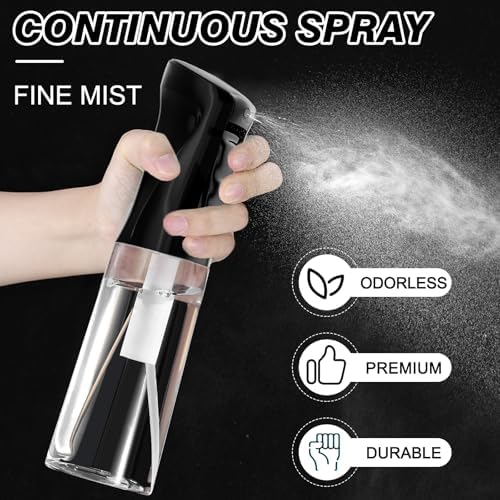 Continuous Spray Bottle for Hair (10.1oz/300ml) 2 Pack Home Essentials - Image 3