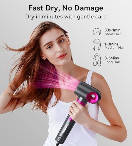 6-in-1 Air Styler Hair Dryer Brush with Auto-Wrap Curlers - Image 4