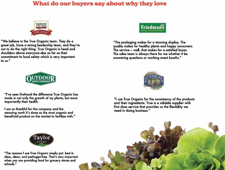 True Organic - 16 oz Liquid Concentrate - Preplant Starter Plan Food - OMRI/Organic/Natural Gardening- Case of 6 - Image 3