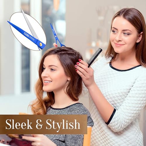 Facón Hair Cutting Scissors - Professional Hair Scissors 6.5 Inch Razor Edge Barber Shears Salon Hair Cutting Shears - Japanese Stainless Steel - Precision Cutting Premium Shears for Men, Women & Kids - Image 3