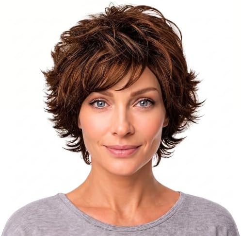 Raquel Welch Women's All-Over-Layers Short Brown Wig, VOLTAGE by Unknown