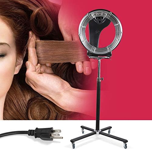Professional Hair Dryer Floor Standing Hair Salon Steamer 950W 110V Multifunctional Hair Color Processor Portable Hair Dryer with Rolling Base for Salon SPA Home Use Hair Care - Image 2