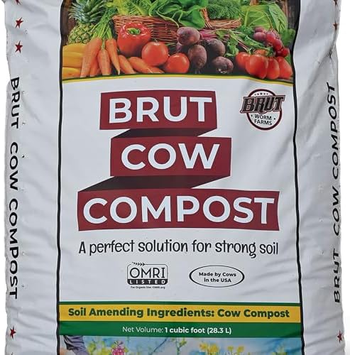 BRUT WORM FARMS Cow Compost - Organic Compost - 1 cu ft - Cow Manure - Image 6