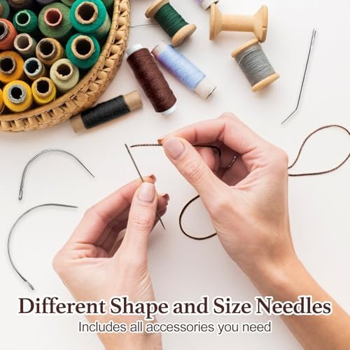 MUIIGOOD 25Pcs Hairpieces Snap Clips U Shape Wig Clips for Hair Extensions Making Wig Accessories Set Tools (Brown) - Image 5