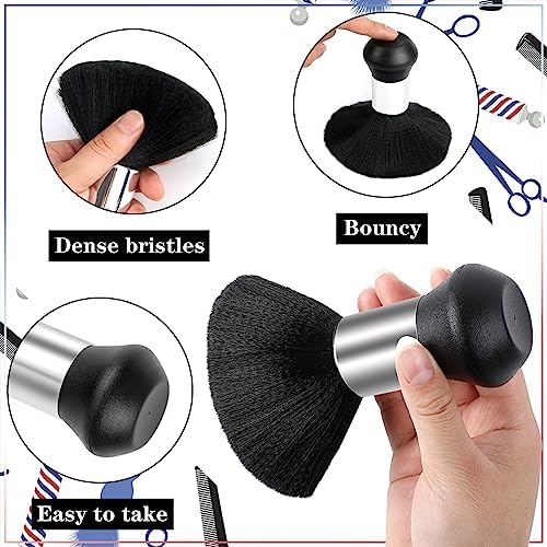 FEBSNOW Barber Cape Professional Hair Cutting Cape with Neck Duster Brush - Image 4
