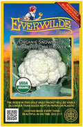 250 Organic Snowball Y Improved Cauliflower Seeds - Gold Vault Packet by Everwilde+Farms