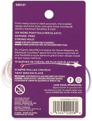 Goody Kids Ouchless Elastic Hair Ties, 40 Ct, Assorted Colors, Pain-Free - Image 2