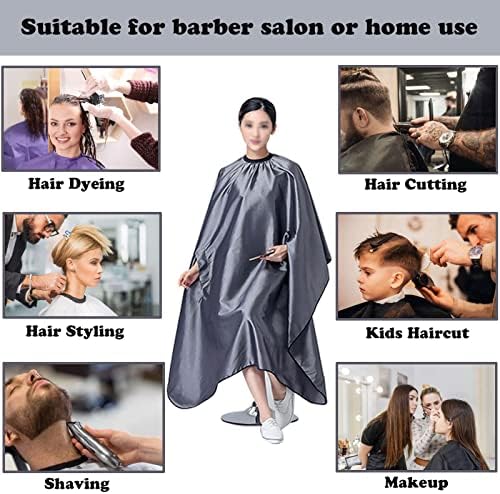 XDONEF Hair Cutting Cape Salon Capes for Clients with Hand Holes Waterproof Capes for Hair Stylist Hair Cut Dye Cape - Image 7
