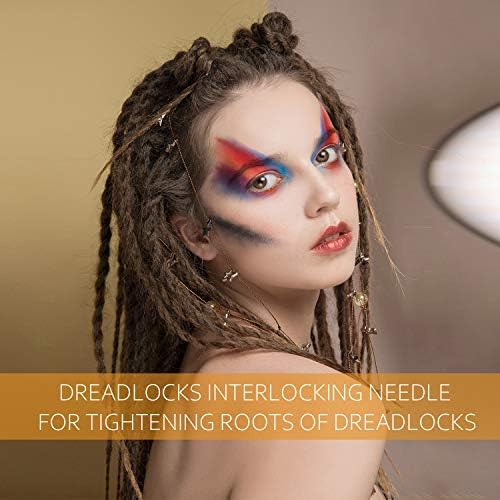 WILLBOND4 Pcs Interlocking Tool for Locs, Rose Gold, Silver - Image 4