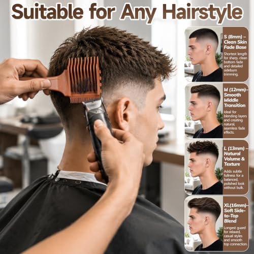 4-in-1 Detachable Fade Comb Set - Image 5