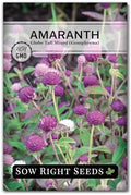 Sow Right Seeds - Tall Mixed Globe Amaranth Seed for Planting Gomphrena by SowRightSeeds