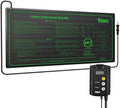 iPower 10" x 20" Warm Hydroponic Seedling Heat Mat and Digital Thermostat Control Combo Set for Seed Germination, Black by iPower