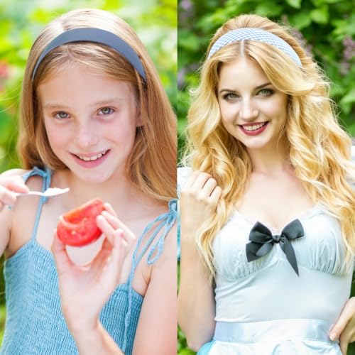 Headbands for Women & Girls, 3 Pack Non Slip Wide Trendy Headbands - Image 3