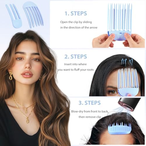Volumizing Hair Clips for Women 2PCS, Hair Volume Clip Styling Tools Volumizing Comb for Fluffy Bangs Clips for Root Lift, Root Booster Clips - Image 4
