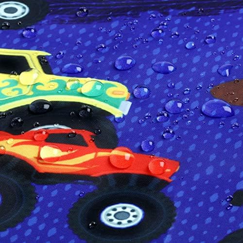 Monster Truck Barber Cape - Toddler Little Kids Size For Hair Cutting - Image 7