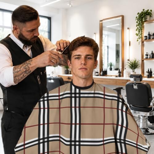 Barber Cape for Men, Professional Hair Cutting Cape for Salon Use - Image 6