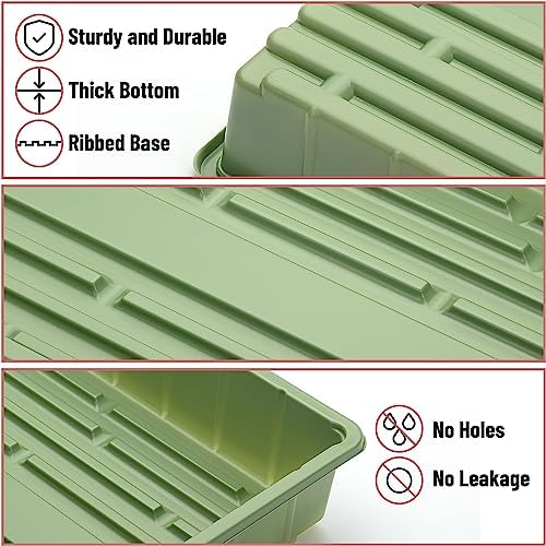 Mr. Pen- Seed Starter Trays, 5 Pack, 17"x10"x2.4" - Image 3