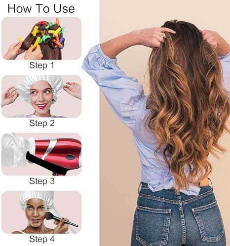 42Pcs 7" Heatless Flexi Rods 2 IN 1 for Overnight Curls for All Hair - Image 3