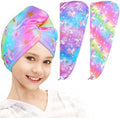 FIOBEE Microfiber Hair Towel Wrap for Kid Girls Rapid Drying Hair Turbans by FIOBEE