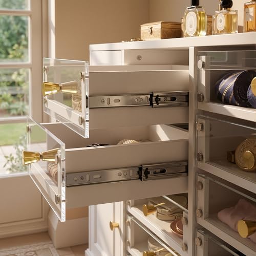 Nail Polish Storage Jewelry Display Cabinet with 25 Acrylic Drawers - Image 6