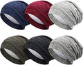 SATINIOR 6 Pcs Satin Lined Sleep Cap Beanie Night by SATINIOR