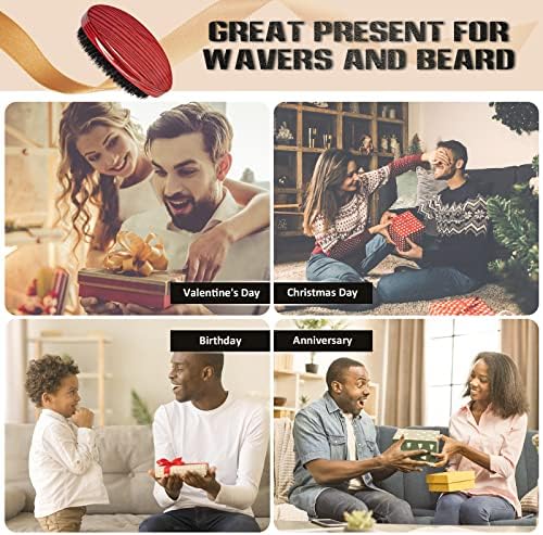 Soft Wave Brush for Men, Boar Bristle 360 Brush for Short Hair & Fresh Cuts - Image 6