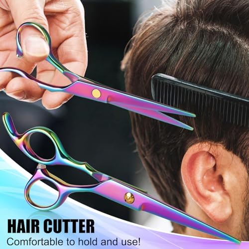 Hair Cutting Scissors Set, 440C Steel Cutting and Thinning Shears - Image 7