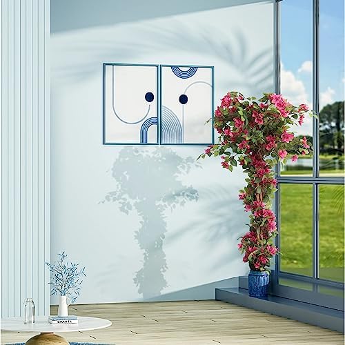Damomo 5 Feet Artificial Bougainvillea Tree with Flowers in Plastic Pot Faux Blooming Tree for Decor Indoor or Outdoor Home Office, 1 PCS(63 inch) - Image 5