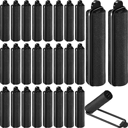 Syhood 60 Pcs 0.6 Inch Satin Foam Sponge Hair Rollers for Women, Black by Syhood