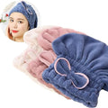Jseng 3PC Microfiber Hair Towel Caps, Extreme Soft & Ultra Absorbent, Fast Drying Hair Drying Caps Towel Turban Wrap for Wet Hair Women by Jseng