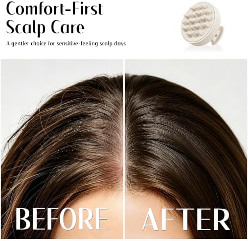 HEETA Scalp Massager Hair Scrubber Shampoo Brush Exfoliator for Hair Growth - Image 3