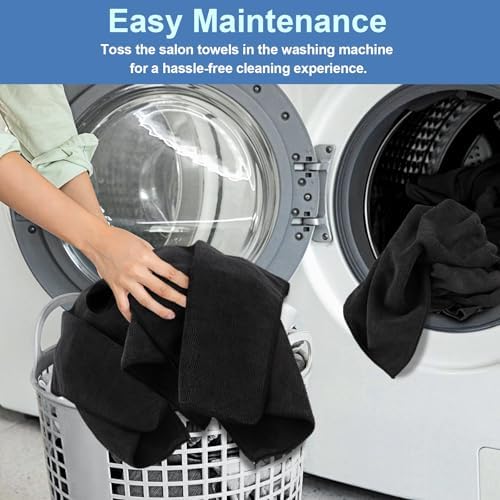 UNIMADE 48 Pack Salon Towels - Highly Absorbent Hand Towels - Image 5